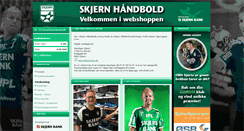 Desktop Screenshot of butik.skjernhaandbold.dk