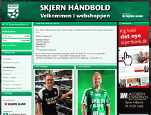 Tablet Screenshot of butik.skjernhaandbold.dk